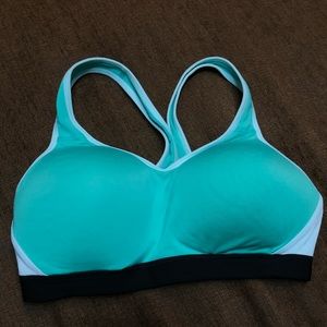Black and Turquoise Champion Sports Bra